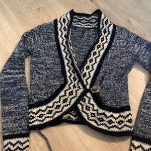 Nafnaf Vintage Wrap Cardigan